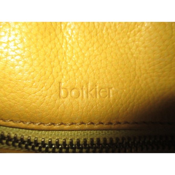 *Botkier Golden Yellow Pebbled 2-Way Shoulder Satchel Bag - Picture 11 of 12